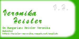 veronika heisler business card